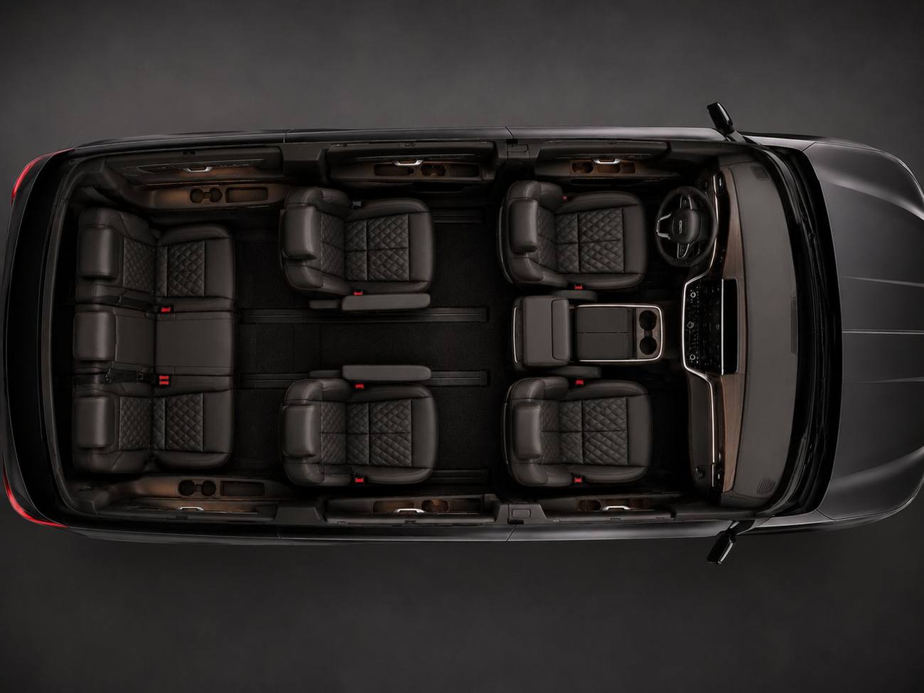 Seat map Koast First-Class SUV — Seat map